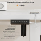Bureau Assis-Debout Électrique – 140x60 cm & Recharge USB