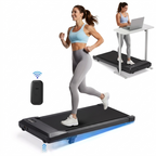 Tapis de Marche pour Bureau – Pliable & Silencieux (Inclinaison 6%)-Moteur 2.5 CV & Écran LED