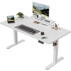 Bureau Électrique Assis-Debout – 160x70 cm & Support Écran