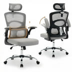 Chaise de Bureau Ergonomique – Support Lombaire & Appui-tête Réglables