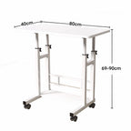 Bureau Assis-Debout Mobile – Compact 80x40 cm
