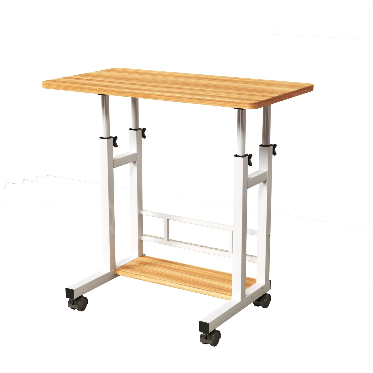 Bureau Assis-Debout Mobile – Compact 80x40 cm