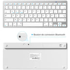 Clavier Bluetooth Compact – AZERTY Français & Multi-Systèmes