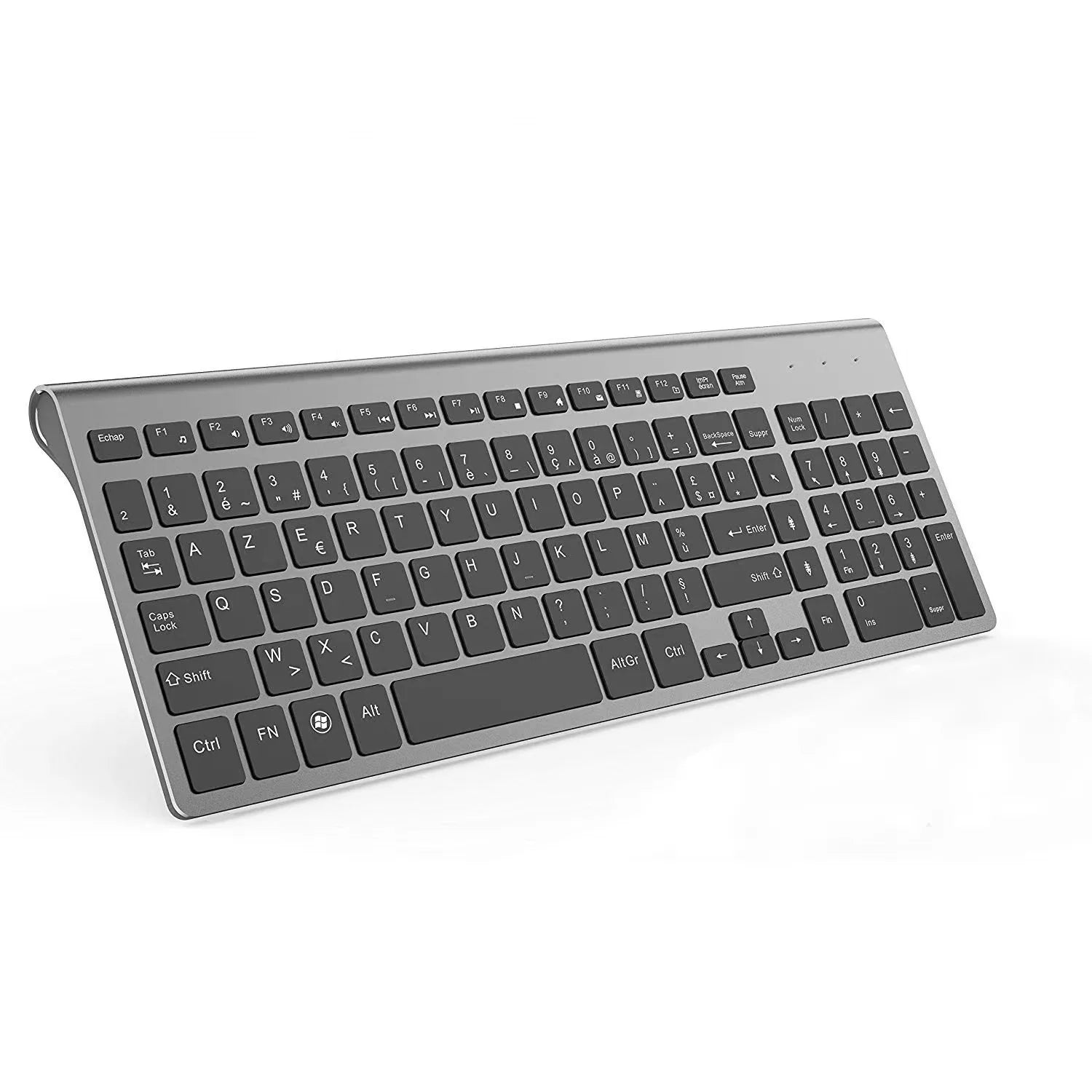 Clavier Sans Fil Ultra-Fin – AZERTY Français & Ergonomique