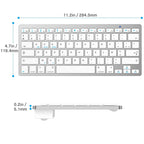Clavier Bluetooth Compact – AZERTY Français & Multi-Systèmes